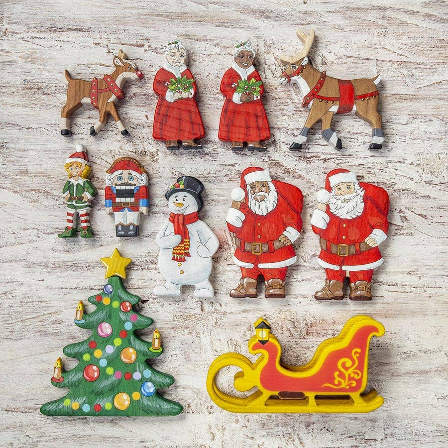 Wooden Christmas Elf Christmas Decor