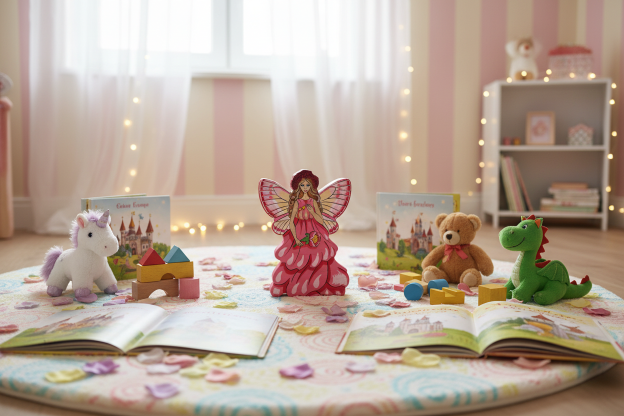 Wooden Big Fairy figurine legendary creature