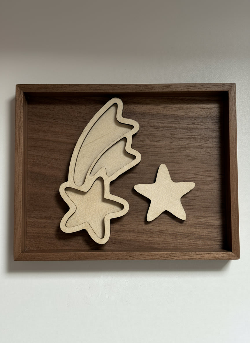 Unicorn Theme Wooden Mini Sensory Bin Fillers