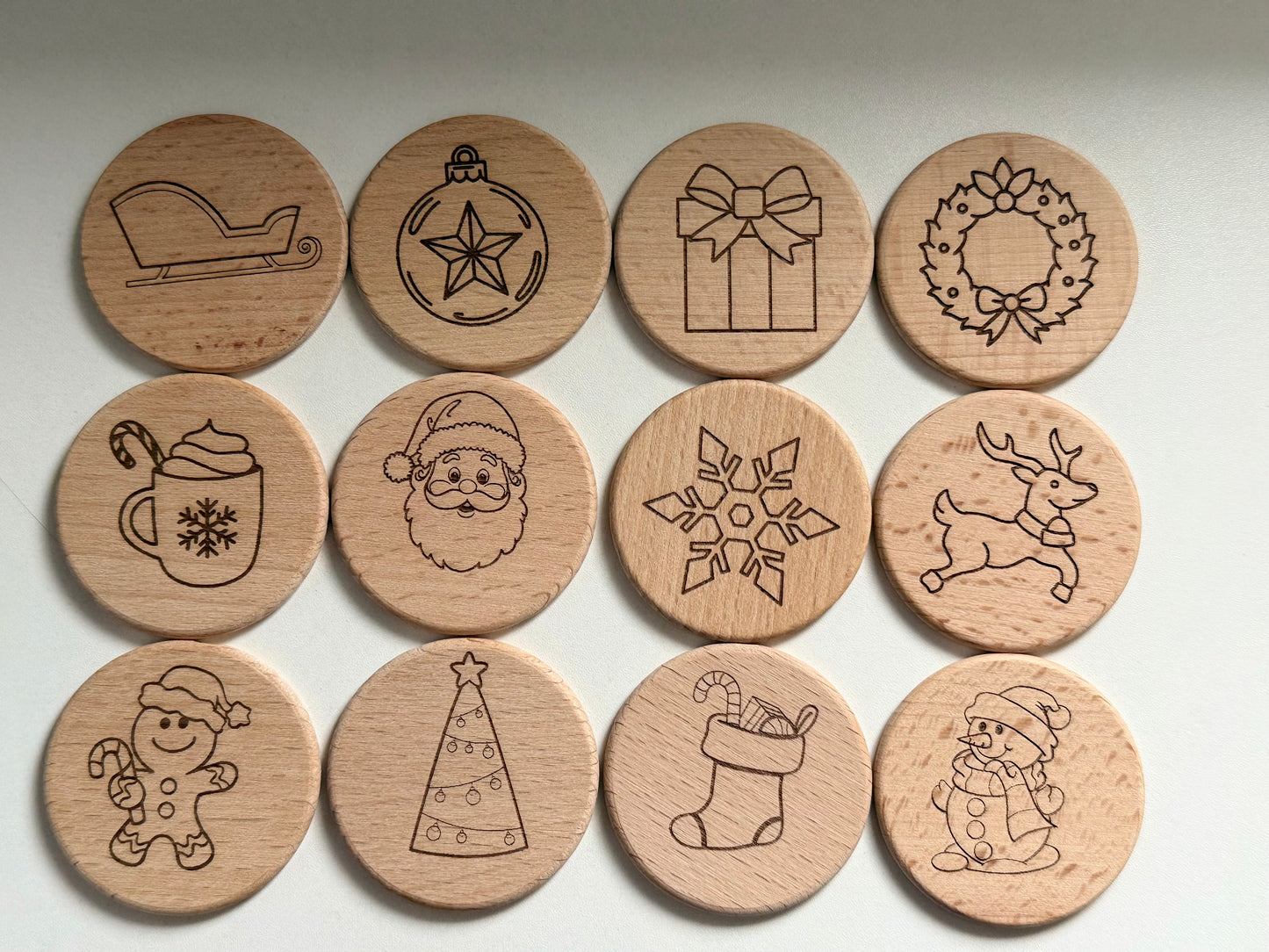 Christmas Memory Matching Game – 24 pcs (Crafted in Canada)