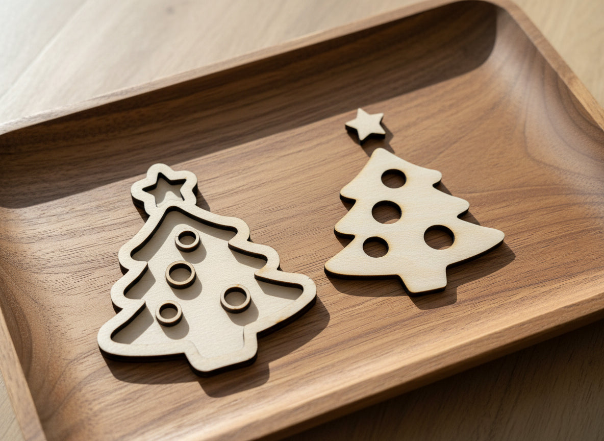 Christmas Theme Mini Sensory Bin Filler Tray
