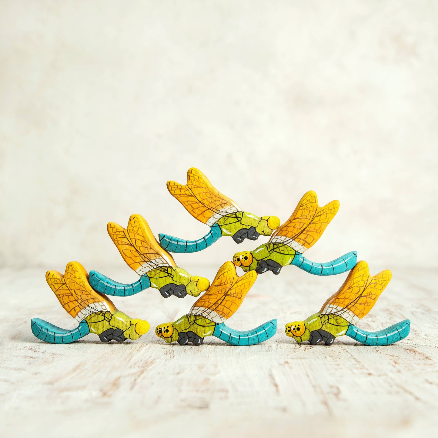 Toy Dragonfly figurine Miniature insect