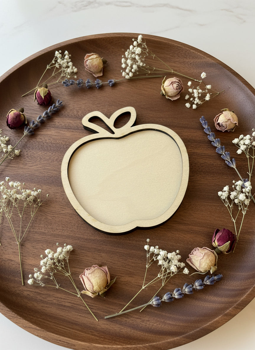 Fruits Theme Wooden Props for Sensory Bin