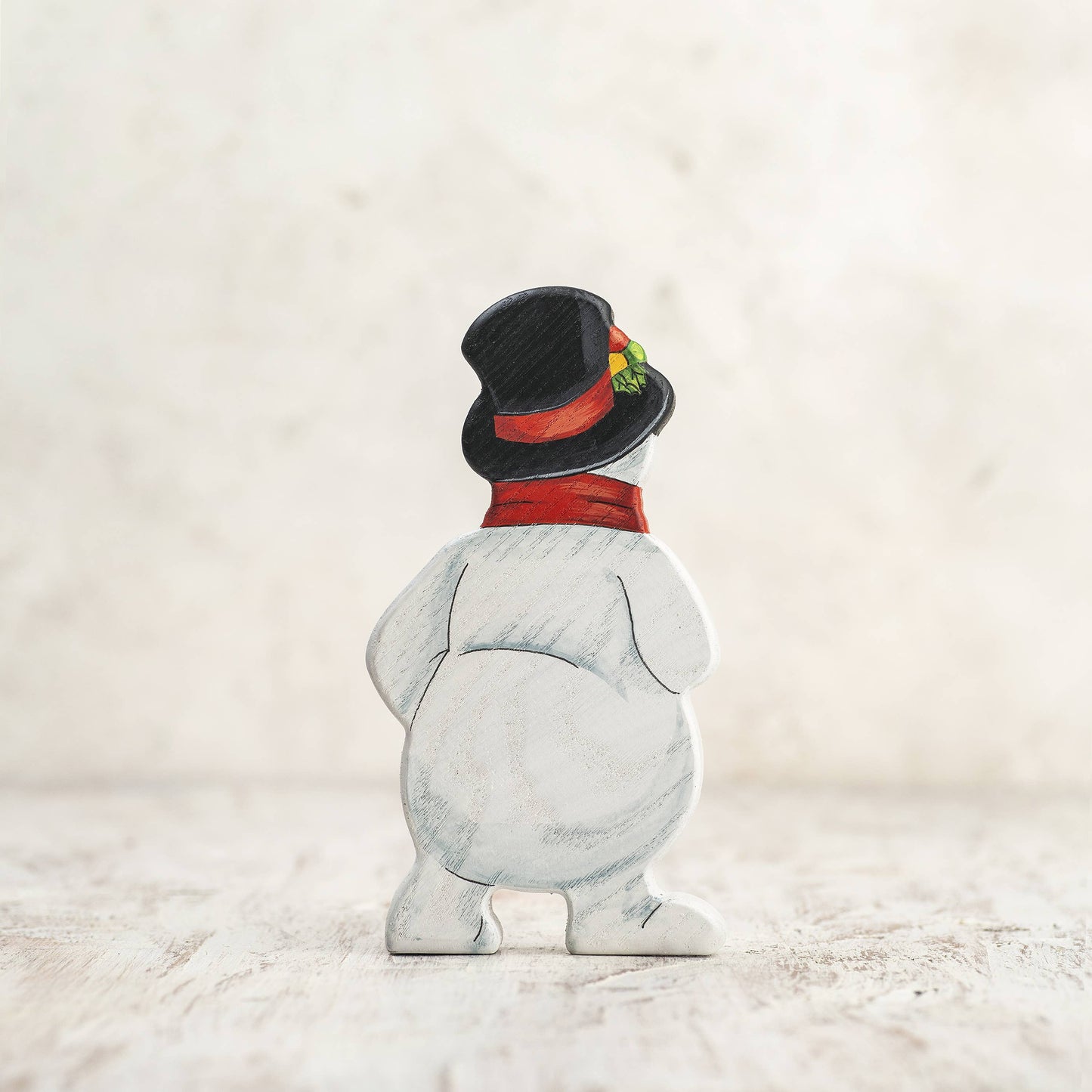 Wooden Snowman Christmas gift