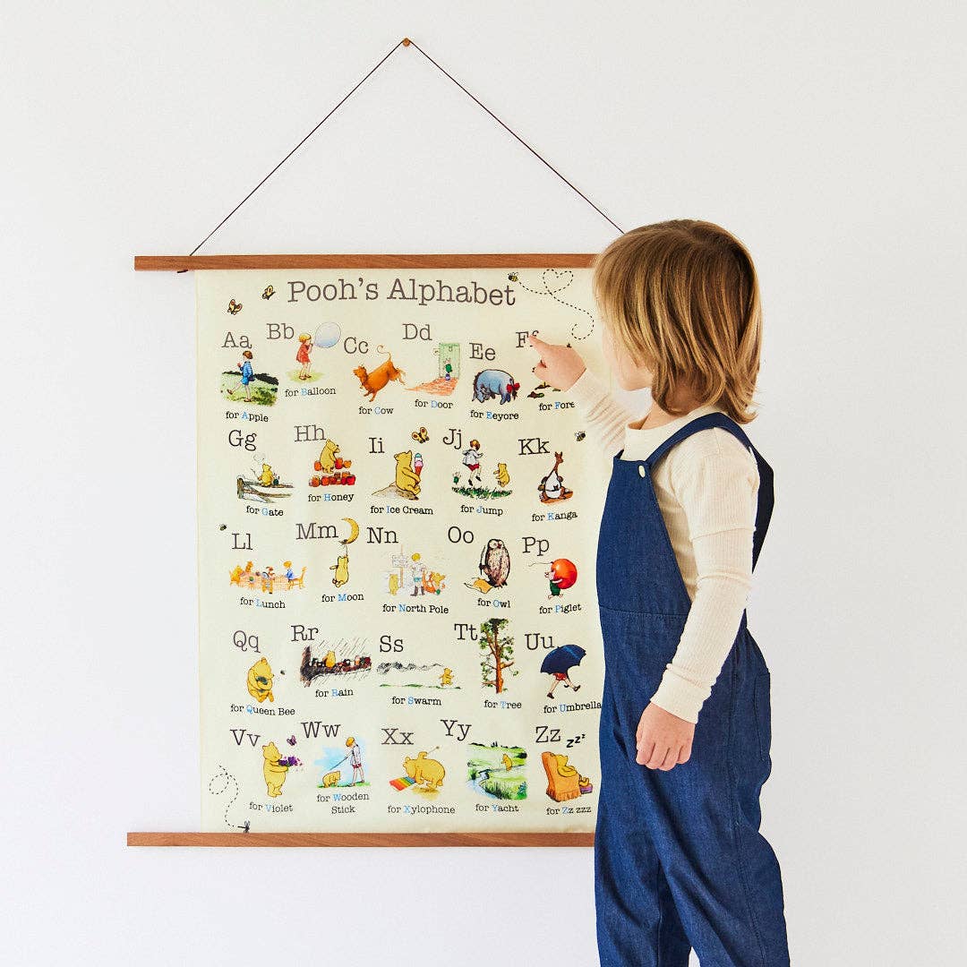 Sarah’s Silks - Pooh's Alphabet Playsilk