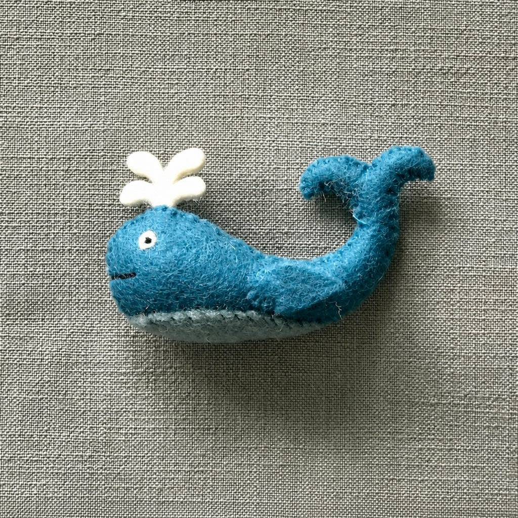Felt Whale Cutie