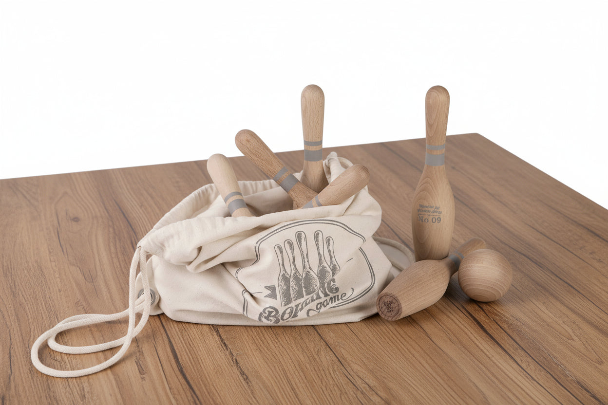 Bowling Natural Wooden game