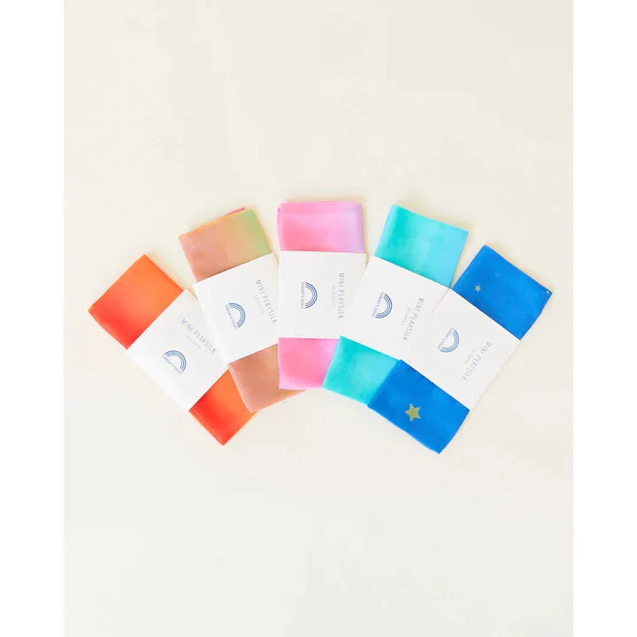 Mini Enchanted FIRE Playsilks  (21" x 21") by Sarah's Silk