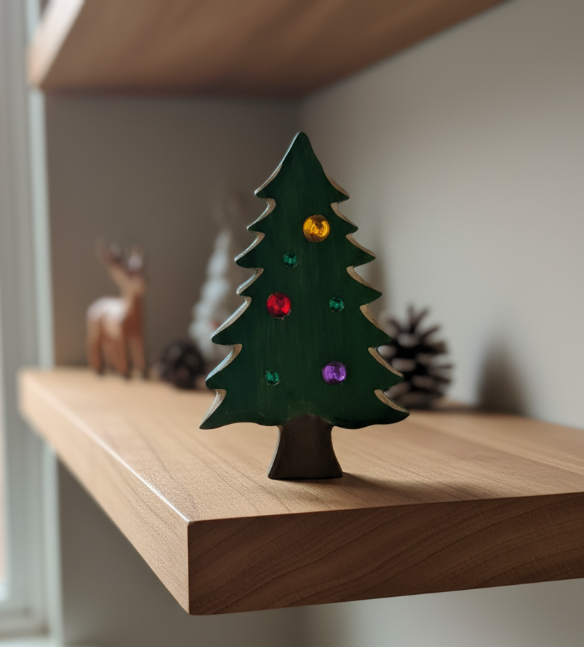 Wooden Gems Christmas Tree