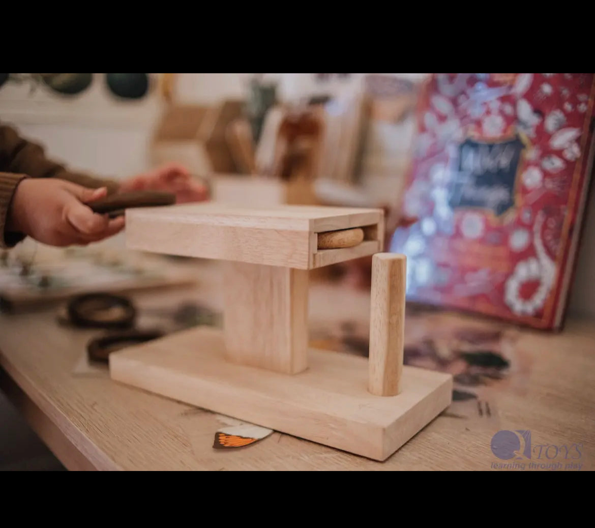 Montessori Rings Activity : Object Permanence and Vertical Activity