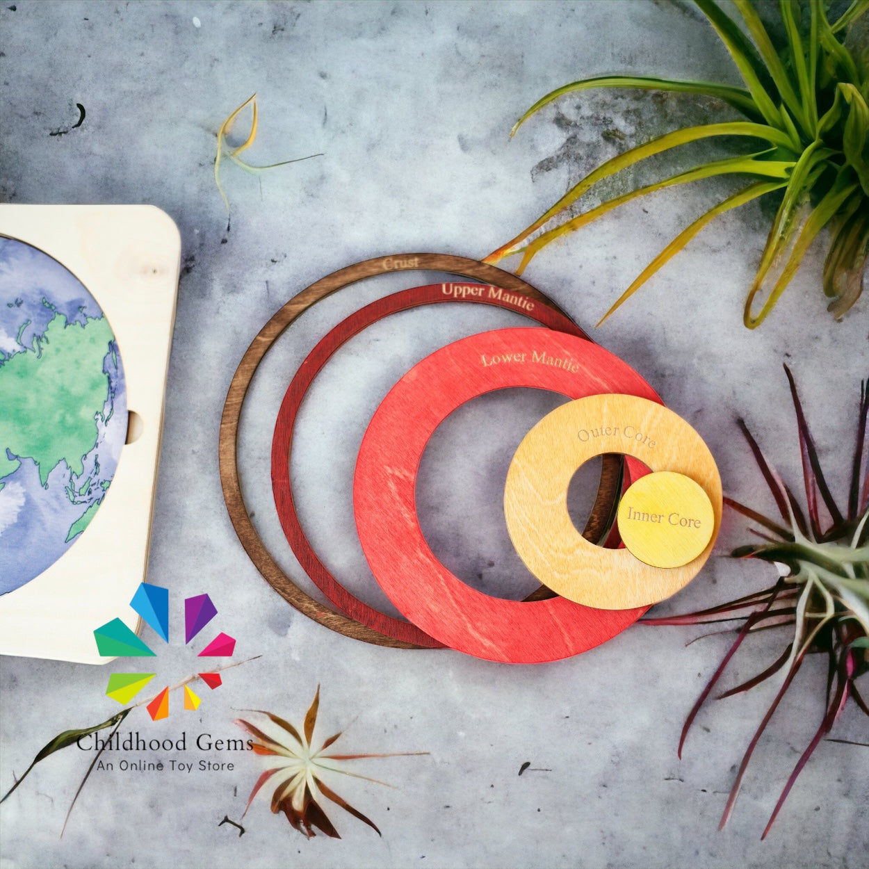 Explore & Discover: The “Journey Through Earth” Wooden Puzzle Adventure!
