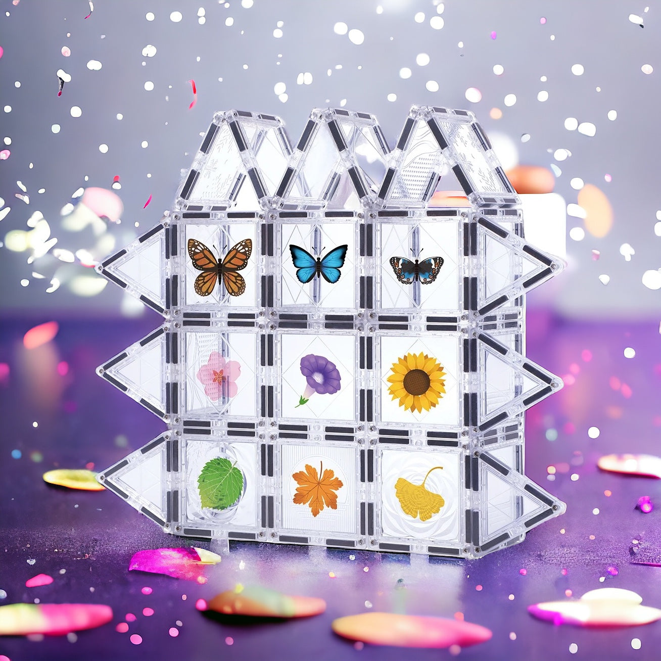 Transparent Magnetic Tiles (35pcs)