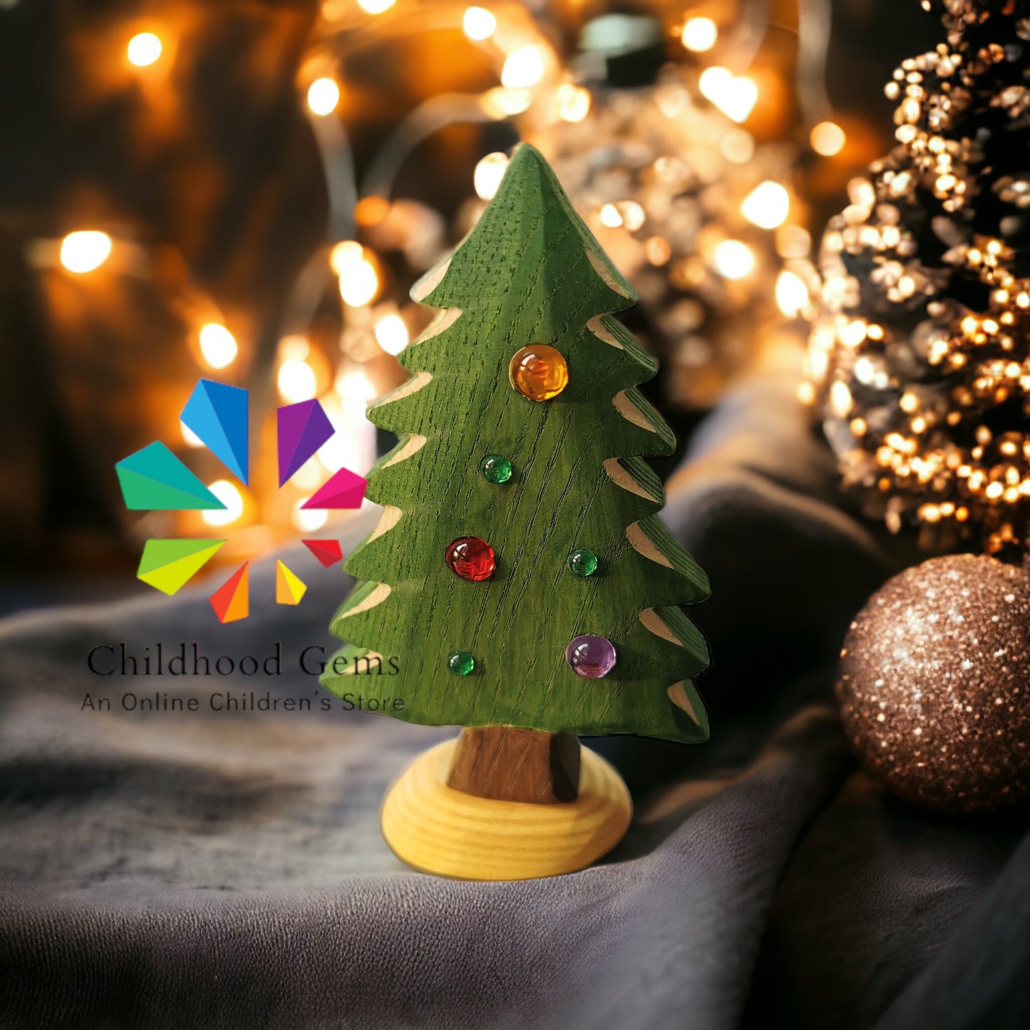 Wooden Christmas Decorative Toy Set (13pcs)