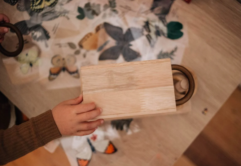 Montessori Rings Activity : Object Permanence and Vertical Activity