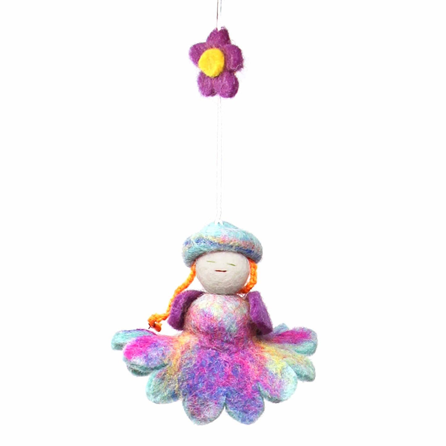 Flower Fairy Baby Nursery Felt Mobile