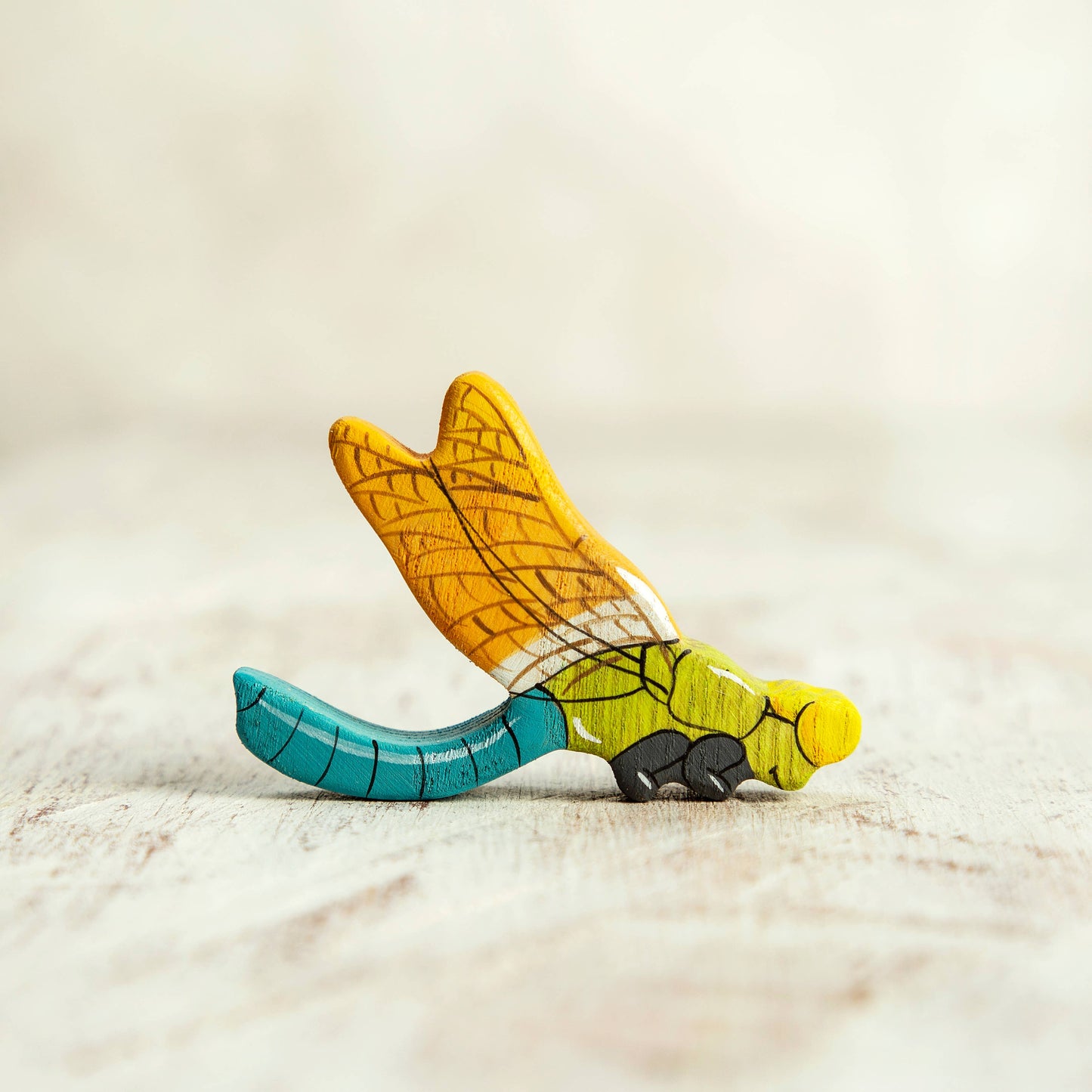 Toy Dragonfly figurine Miniature insect