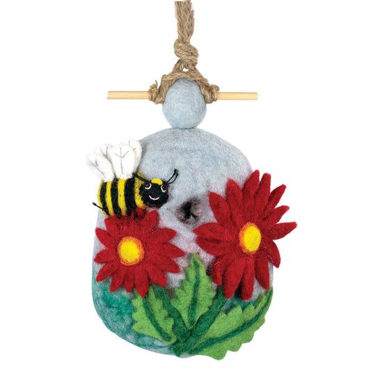 Whimsical Bumblebee Birdhouse