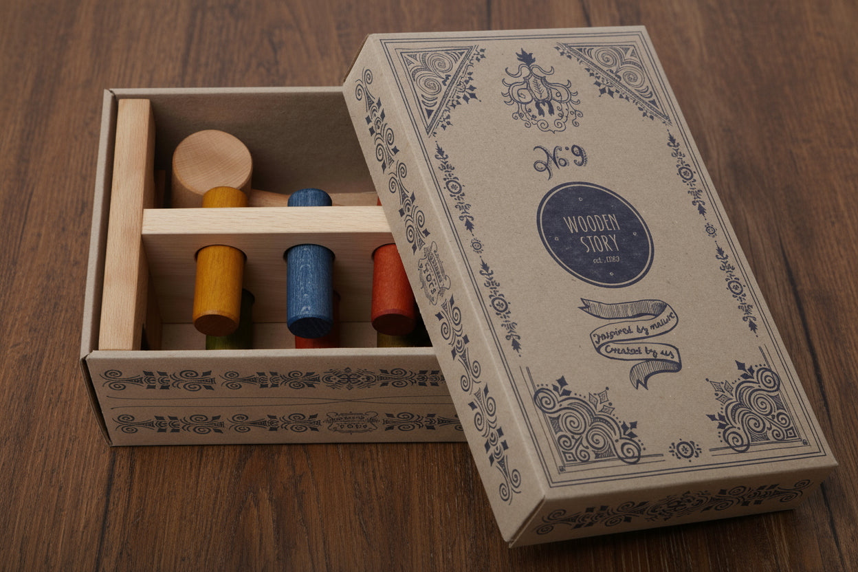 Pound-A-Peg Montessori Toy Rainbow (9 to 24 Months)