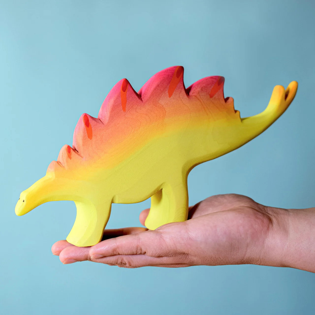 Bumbu Toys Wooden Stegosaurus Dinosaur Big
