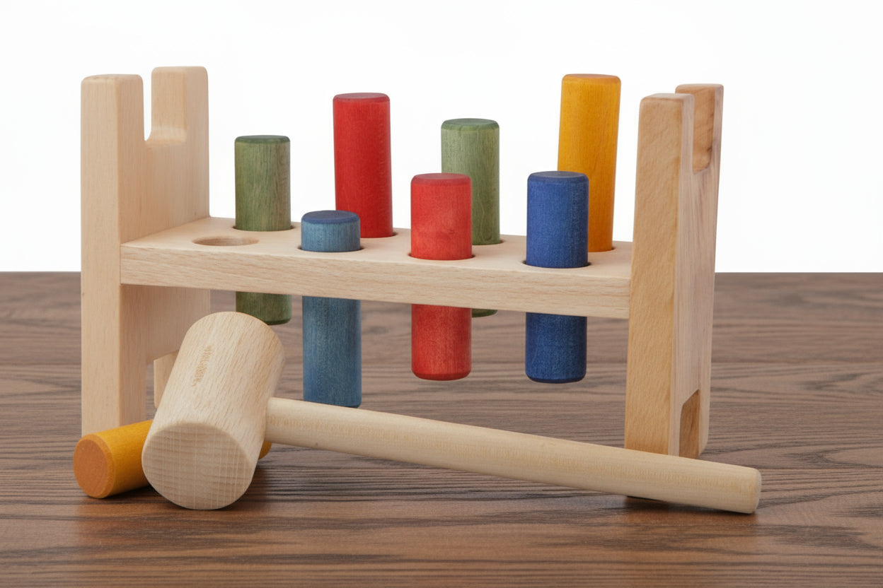 Pound-A-Peg Montessori Toy Rainbow (9 to 24 Months)