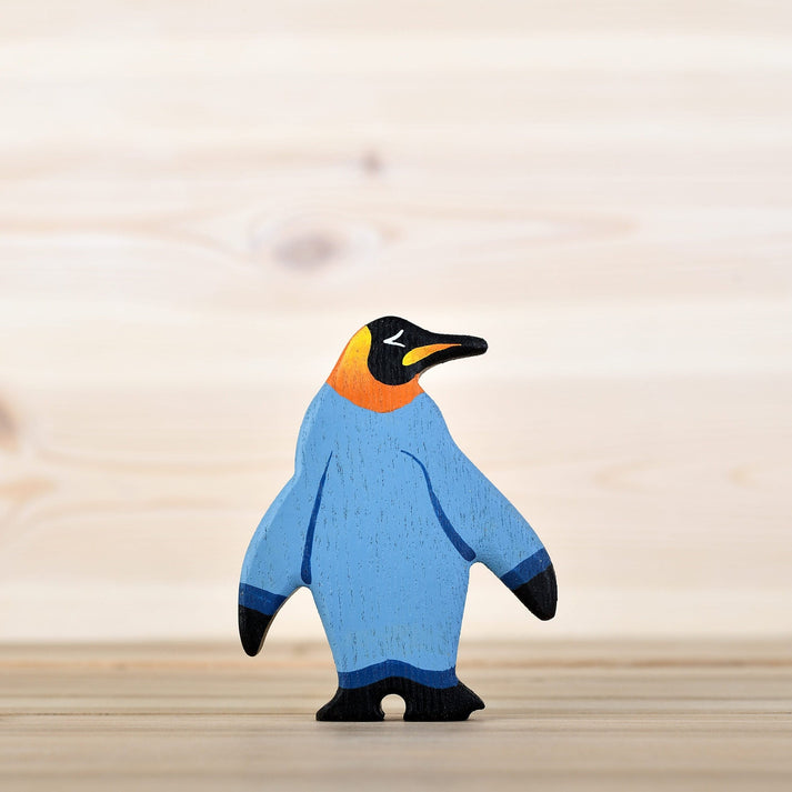 Wooden Caterpillar king penguin
