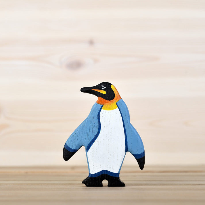Wooden Caterpillar king penguin