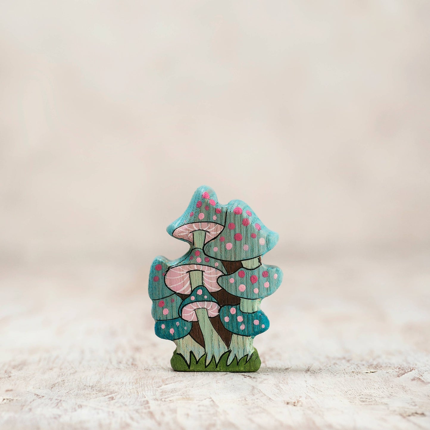 WhimsyWoods Blue Fairy Mushrooms: Handcrafted Magic for Imaginative Play