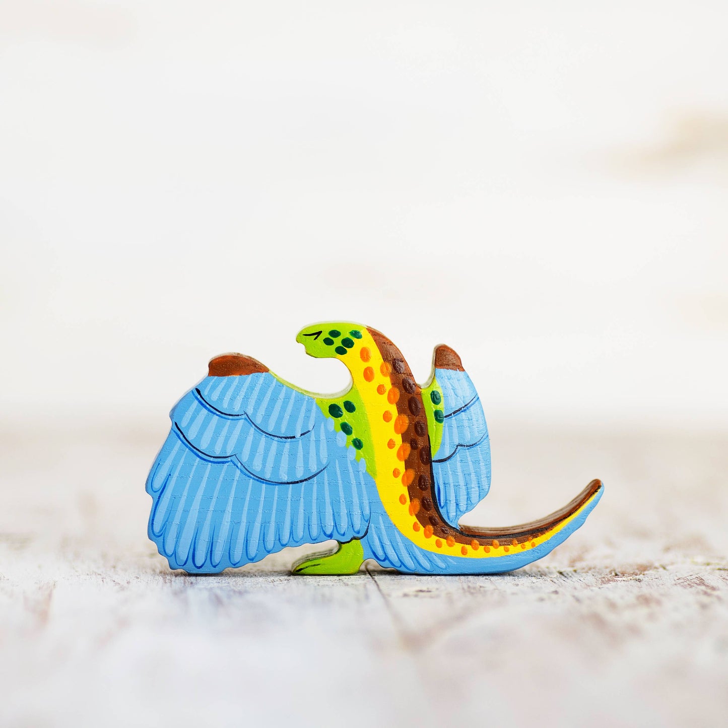Wooden Archaeopteryx toy Dinosaur figurine Dinosaurs Playset