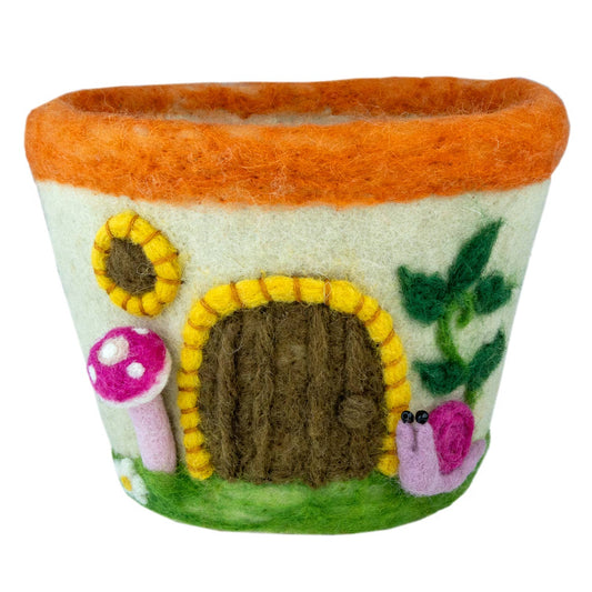 Felt Pot: Fungi House