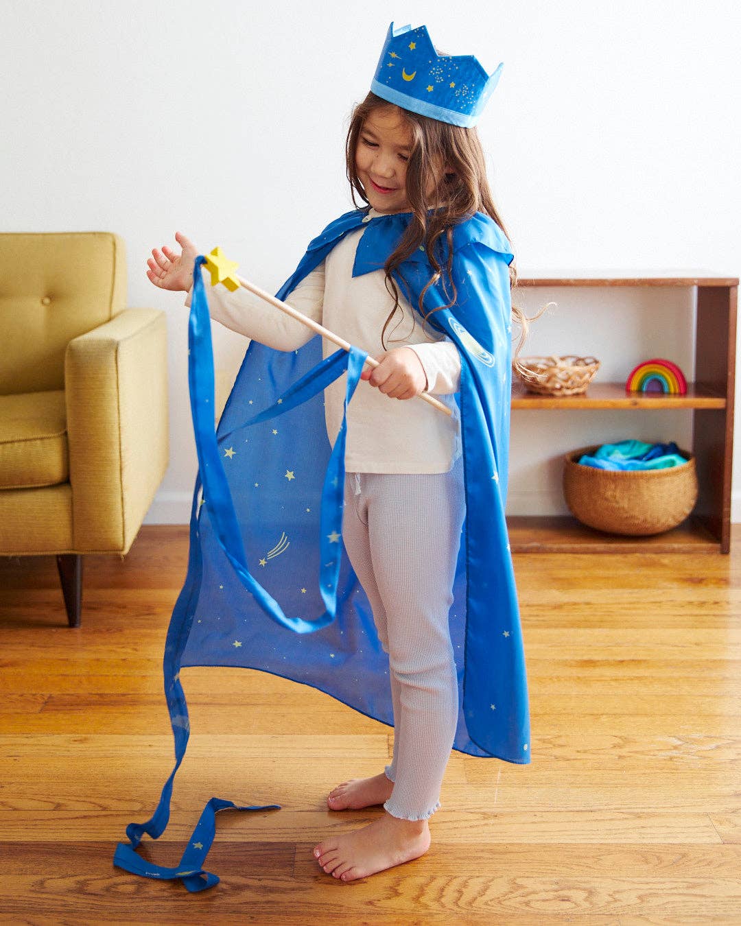 Reversible Starry Night Silk Crown By Sarah's Silks