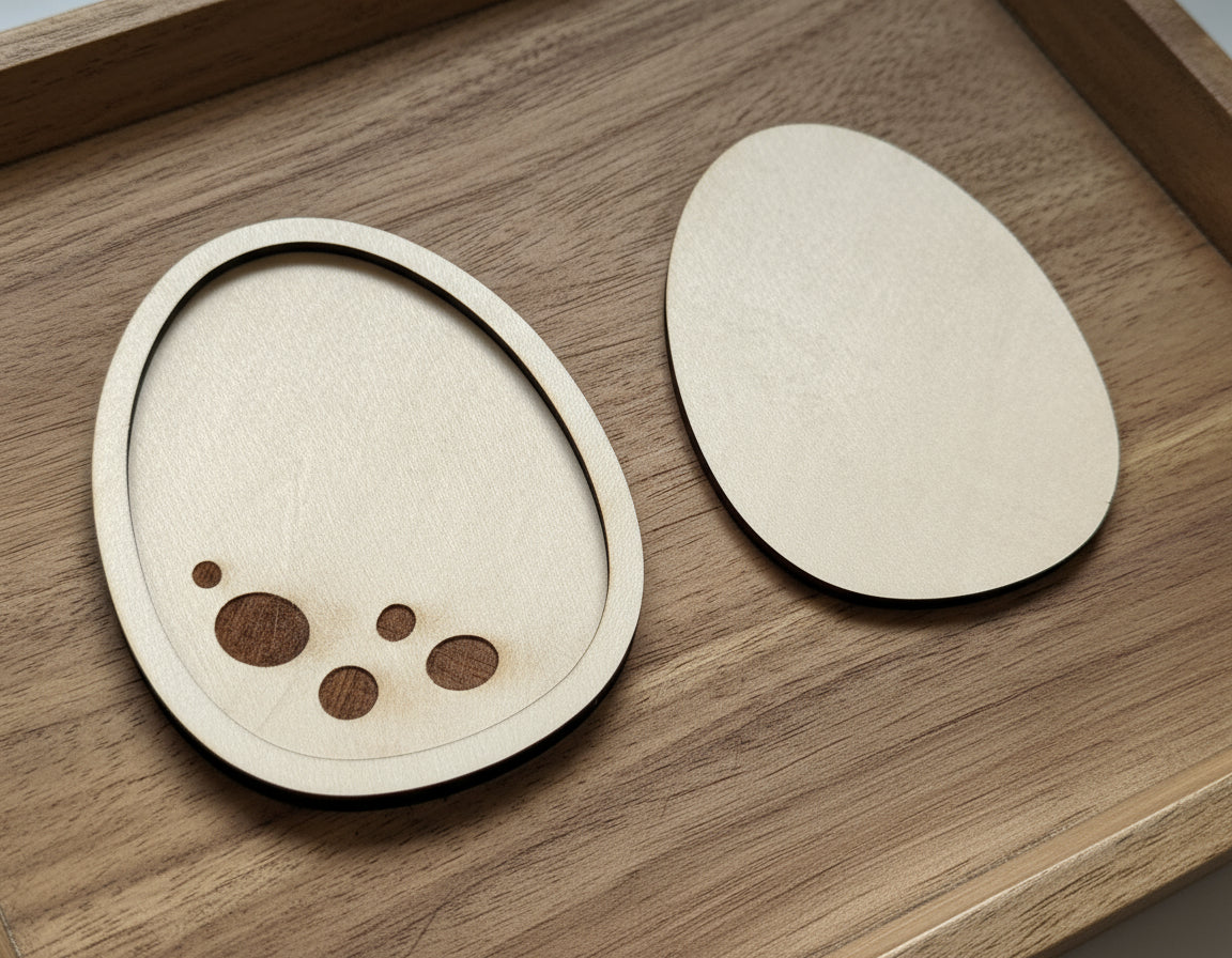 Dino Theme Wooden Mini Sensory Bin Filler Tray - Crafted in Canada