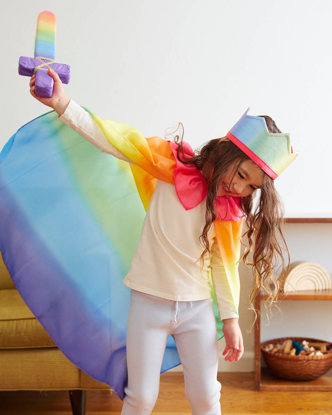 Soft Sword for Kids Pretend Play - Made of Natural Silk