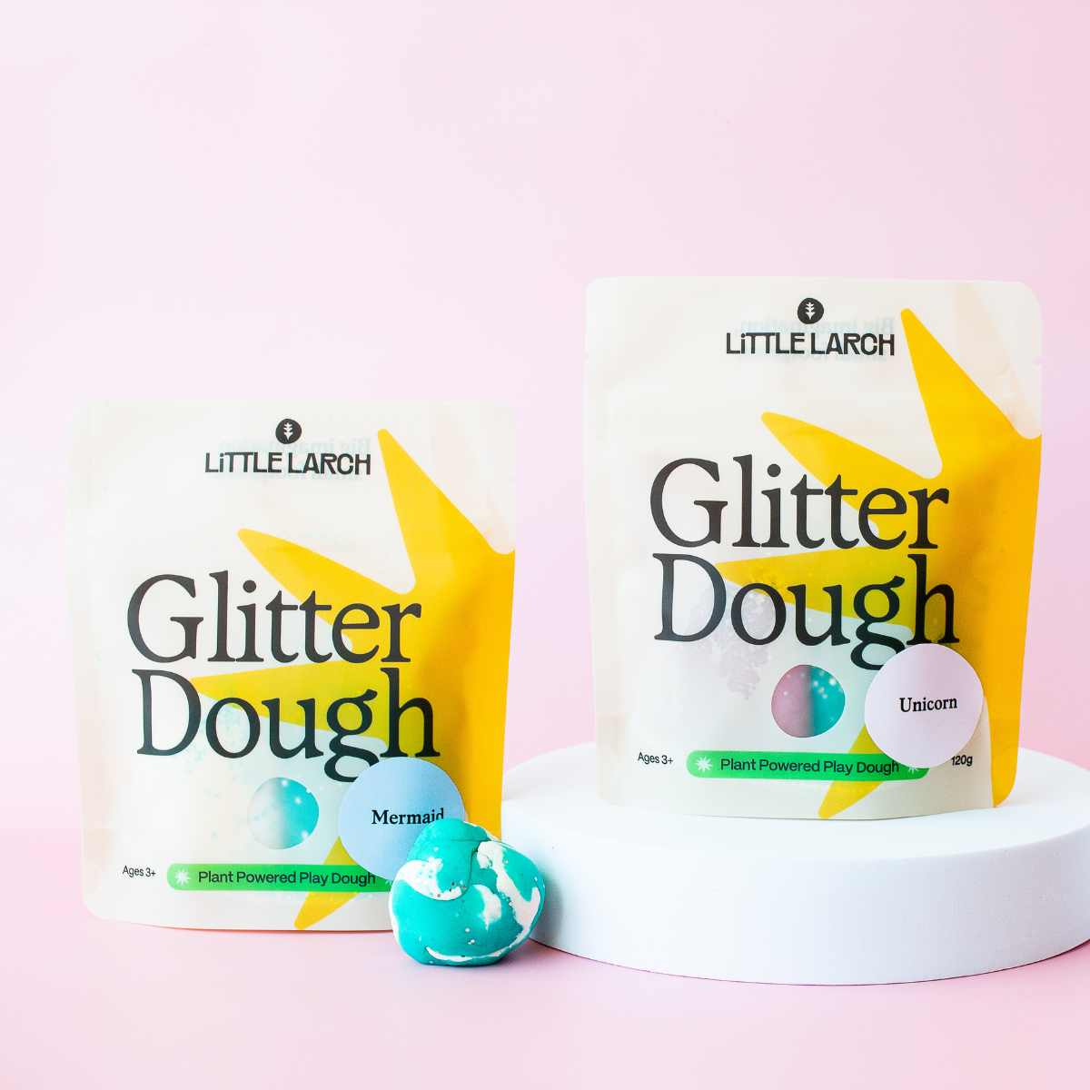 Glitter Dough | Natural Play Dough with Different Themes