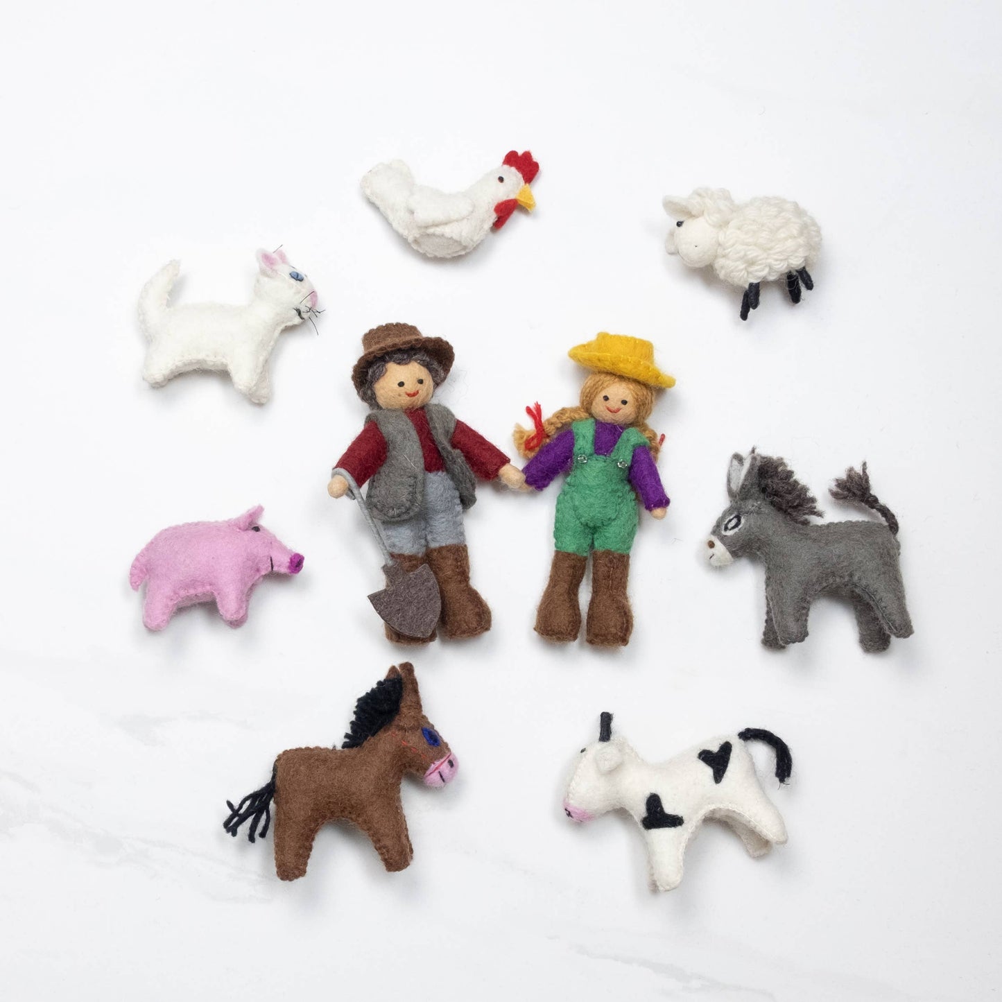 Finger Puppets - Activity Kit - Red Barn Farmhouse Set