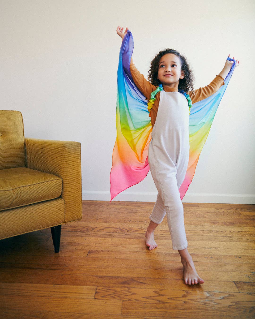 Silk Rainbow Wings - for Fairy Dress-Up Play