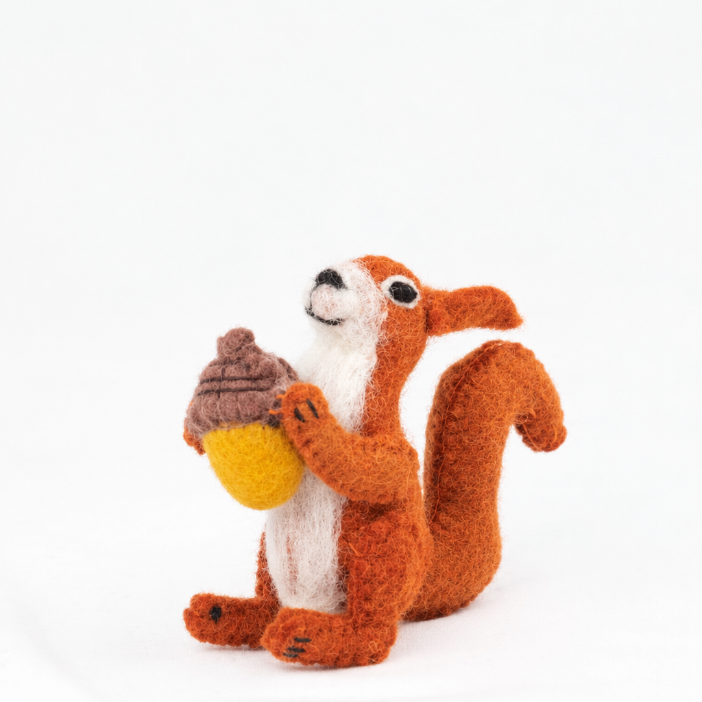 Forest Animal Felt Squirrel
