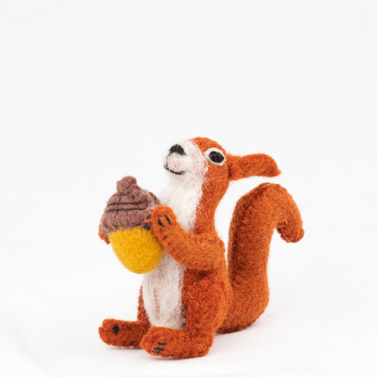 Forest Animal Felt Squirrel