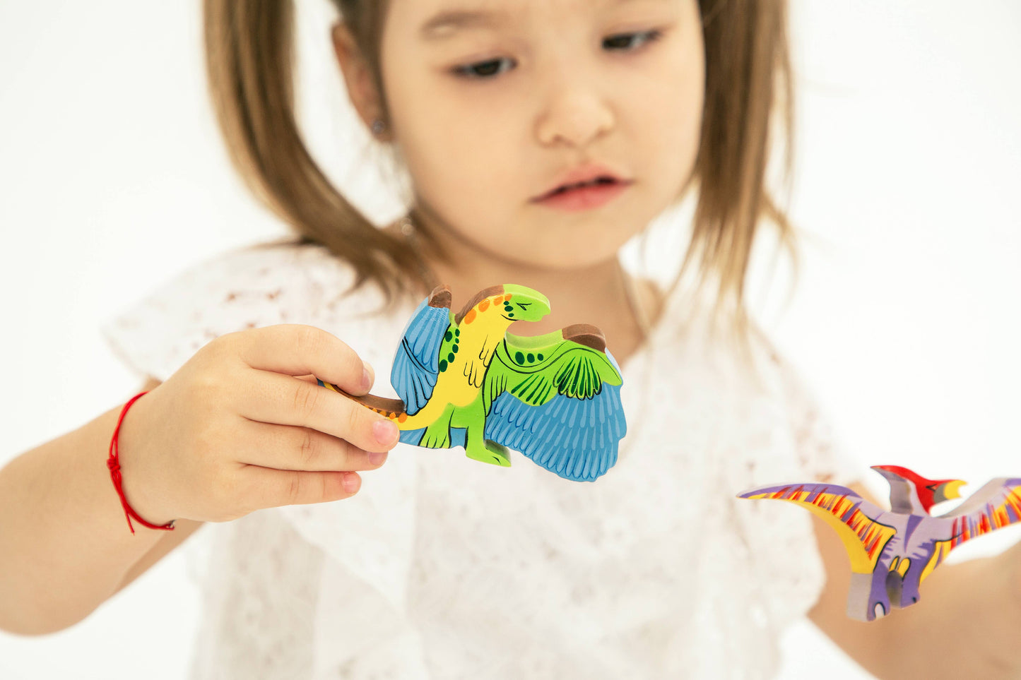 Wooden Archaeopteryx toy Dinosaur figurine Dinosaurs Playset