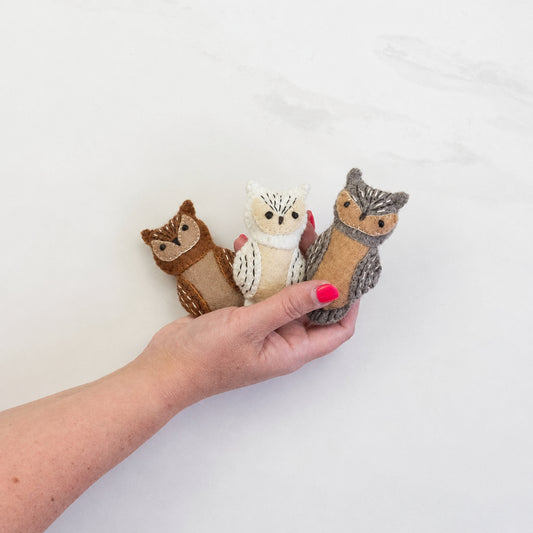 Felt Owl Natural