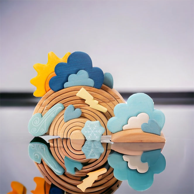 Wooden Weather Building Block