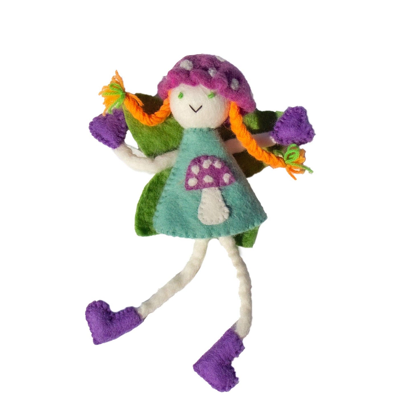 Global Crafts - Mushroom Bonnet Tooth Fairy Pillow Ginger Lavender