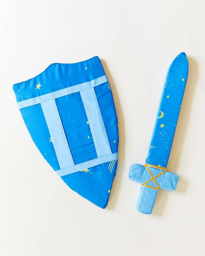 Soft Shield for Kids Knight Costume - Natural, Silk Dress Up