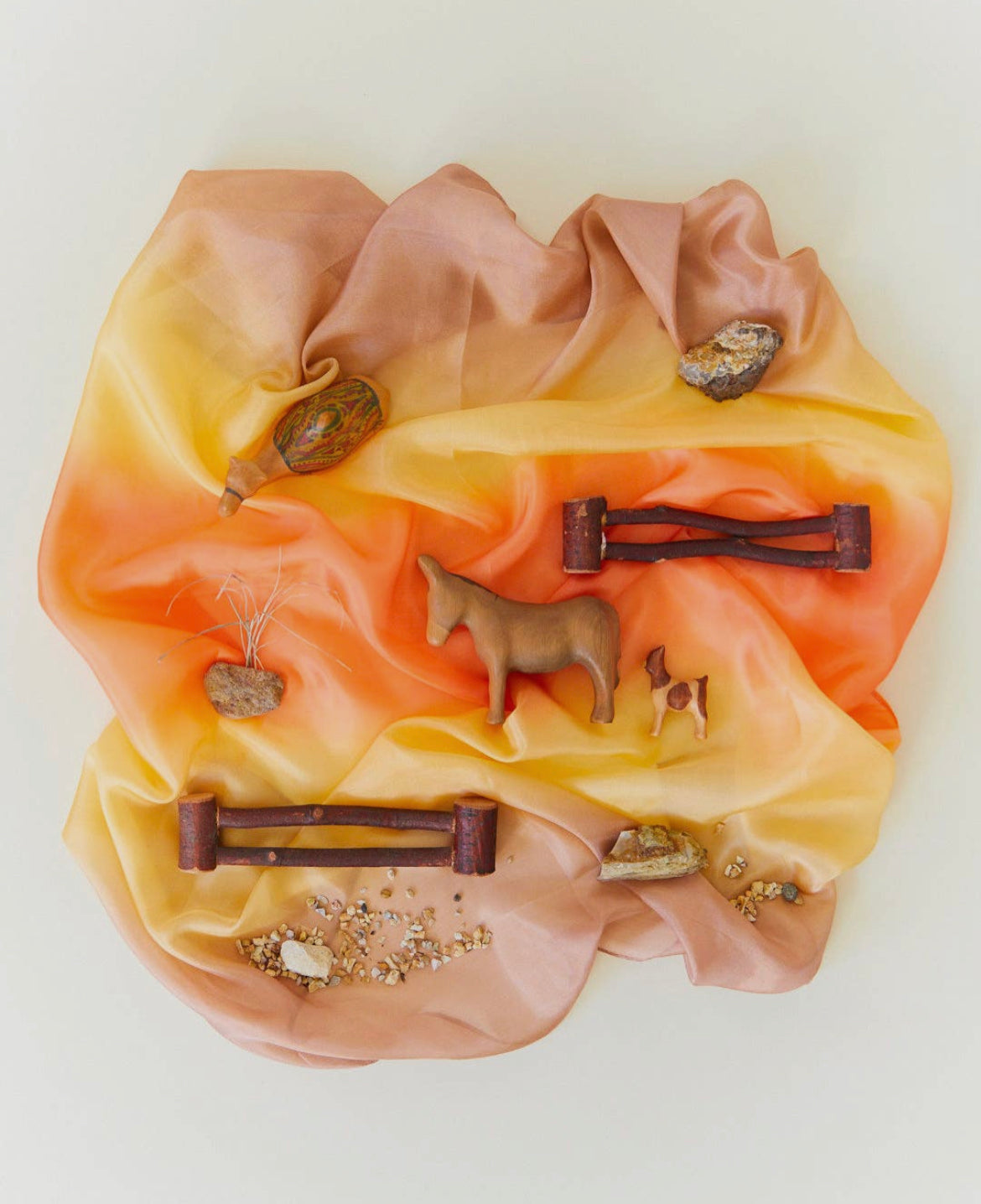 Earth Playsilks DESERT (35"X35") by Sarah's Silk