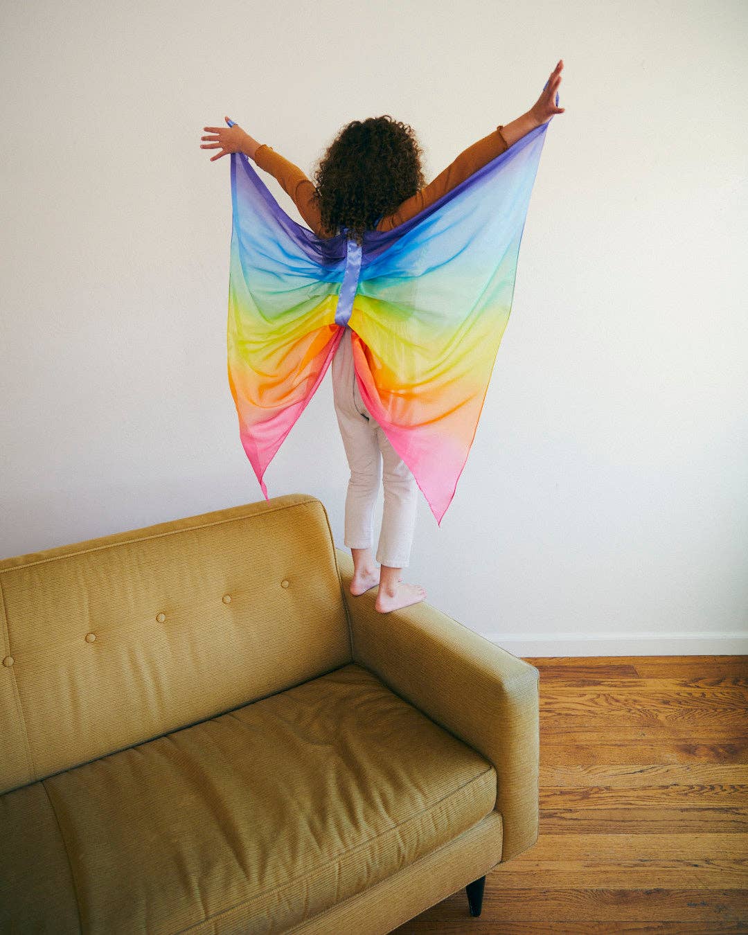 Silk Rainbow Wings - for Fairy Dress-Up Play