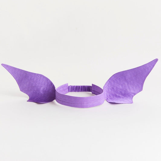 Purple Dinosaur Ears Headband by Sarah's Silk