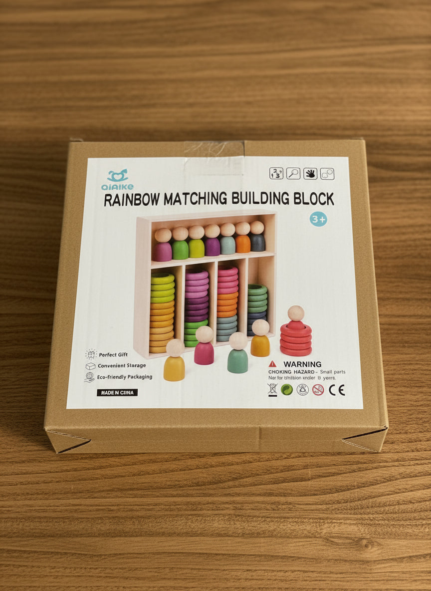 Wooden Nins | Pegs, Rings and Coins for Waldorf Play Setup