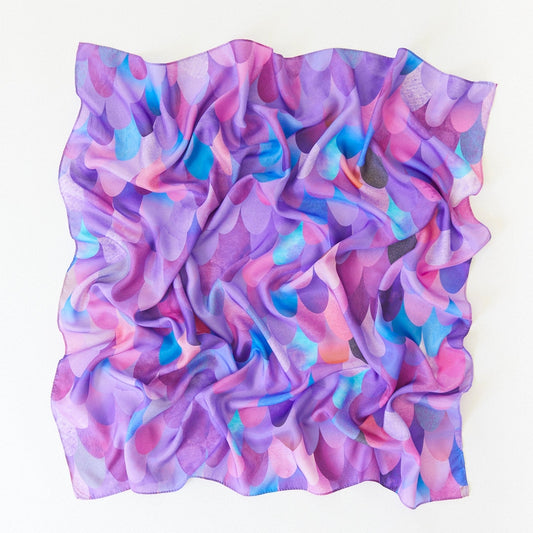 Purple Dinosaur Playsilk (35" X 35") by Sarah's Silk