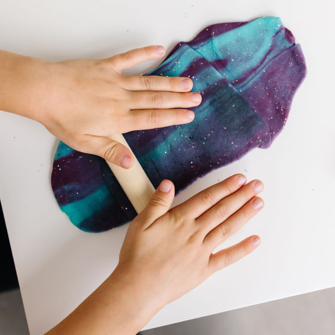 Glitter Dough | Natural Play Dough with Different Themes