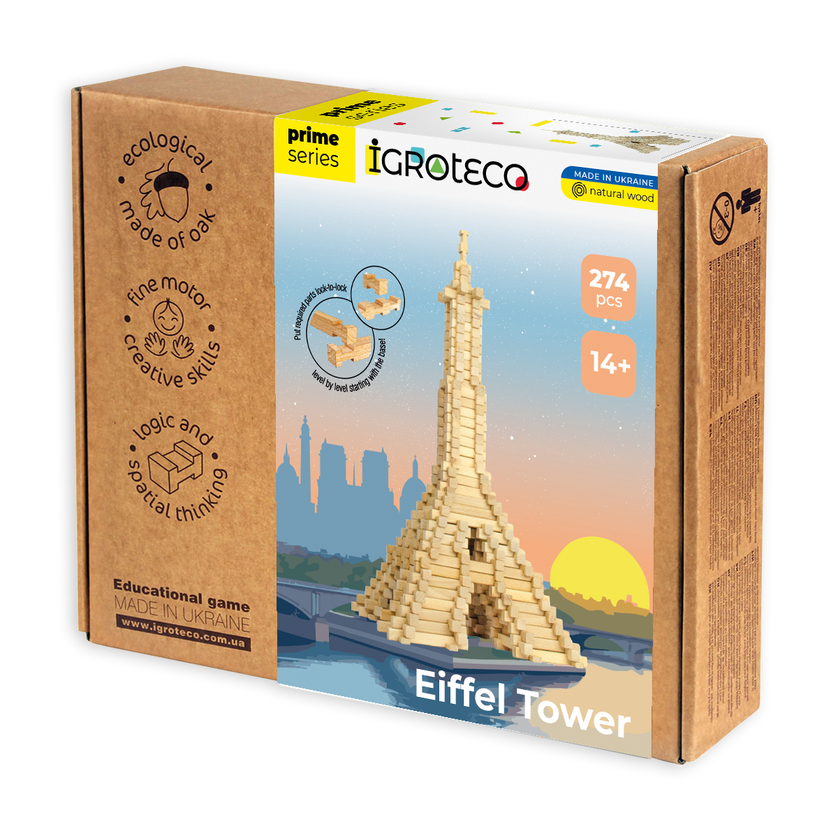 Wooden Construction Set "Eiffel Tower"