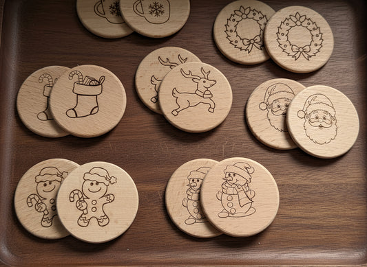 Christmas Memory Matching Game – 24 pcs (Crafted in Canada)